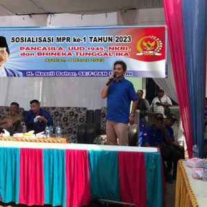 Nasril Bahar Gelar Sosialisasi 4 Pilar di Kabupaten Asahan