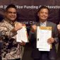 Penandatanganan kesepakatan strategis antara Chief of Transformation Office PT Pegadaian, Mulyono dan President Director of Fairbanc Technologies Indonesia, Mir Haque tentang penggunaan jasa layanan ERP platform Digital Fairbanc. (ist) 