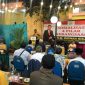 Ridwan Hisjam saat menggelar sosialisasi empat pilar di Aula Yayasan Ash Shaumiyah, Kepanjen, Malang, Jawa Timur, Pada Rabu 6 Maret 2024.