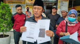 Juniadi Prasetyo melaporkan videonya yang viral di media sosial ke Polres Kebumen.