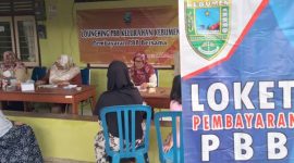 Simulasi pembayaran pajak PBB di Kelurahan Kebumen.