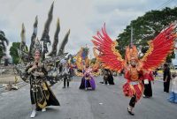 Acara Karnaval di Kebumen dalam rangka memperingati HUT RI ke 78. 