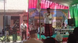 Arif Sugiyanto hadiri pengajian Maulid Nabi di Masjid Al Wathon, Desa Sinungrejo, Ambal.
