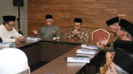 Arif Sugiyanto bersama jajaran Pengurus PCNU Kebumen.