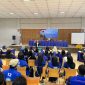 Anggota DPR Komisi XII Aqib Ardiansyah saat menggelar sosialisasi empat pilar.