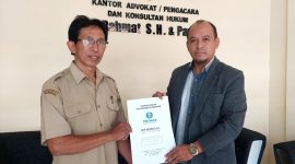 Kades Jladri Marno mendatangi Kantor Hukum BOLO dan menyerahkan sepenuhnya persoalan tersebut kepada kuasa hukum Bang Omatt.