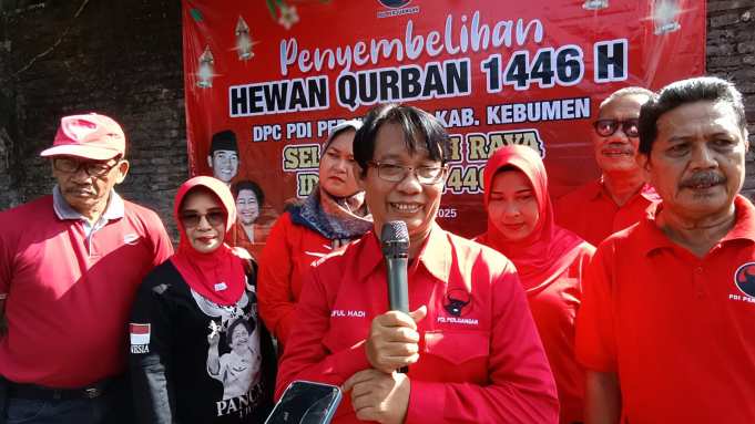 Sumber foto : Humas DPC PDIP Kebumen