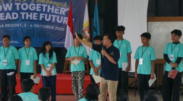 Cetak Calon Pemimpin Hebat, SMP Sumbangsih Gelar Kegiatan LDKS 2025 bersama Dirgantara Outbond Training