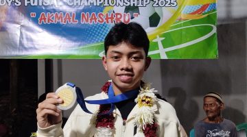 Dari Desa Kedawung ke ASEAN, Akmal Nashru Kapten Garuda Muda U-16 Futsal, Pulang Disambut Ribuan Harapan Warga Kebumen