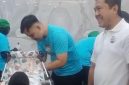 
Kunjugan Direktur Jaringan dan Operasi PT Pegadaian (Persero) Eka Pebriansyah di acara Khitan Ceria Bersama Pegadaian, Minggu (21/6).