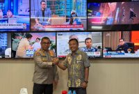 Direktur Eksekutif Pusat Polling Indonesia Chamad Hojin Saat Melakukan Auidensi dengan Kadiv Humas Polri