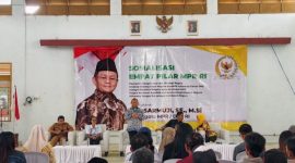 Sosialisasi Empat Pilar MPR RI di Desa Sembung, Kecamatan Tulungagung, Kabupaten Tulungagung, Jawa Timur, Sabtu (27/6/2026).