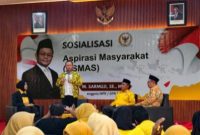 Sosialisasi Empat Pilar MPR RI di Desa Cengkok, Kecamatan Tarokan, Kabupaten Kediri, Jawa Timur, pada 23 Juni 2026.