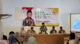 Sosialisasi Empat Pilar MPR RI bersama 150 peserta dari masyarakat Desa di Desa Banaran, Kecamatan Pesantren, Kota Kediri, Selasa (23/6/2026).