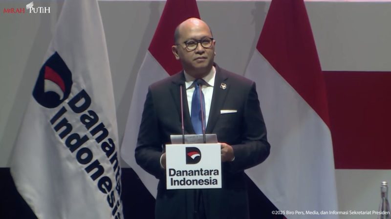 Rosan Roeslani CEO Badan Pengelola Investasi Daya Anagata Nusantara atau BPI Danantara. (Tangkapan layar youtube Setpres RI)