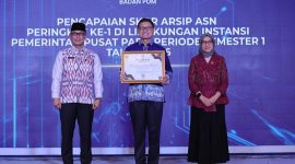 Disaksikan Menteri PANRB dan Kepala BKN, Taruna Ikrar Kepala BPOM Luncurkan MENTARI, KIRA AI, SIMAKIN, dan KARFIS